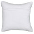 18" X 18" Blue White And Gray 100% Cotton Chevron Zippered Pillow